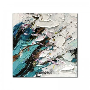 100% handgemalte große leinwand hotel restaurant dekorative wandkunst abstrakte leinwand gemälde für wohnzimmer wand